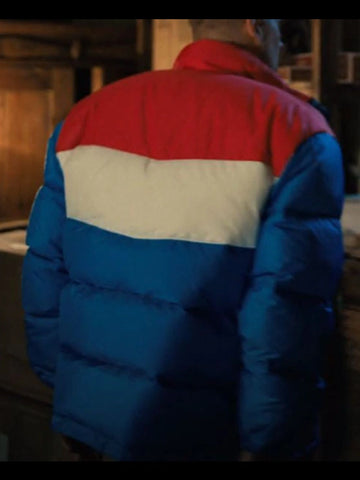 Stranger Things S04 Jim Hopper Blue Parachute Puffer Jacket