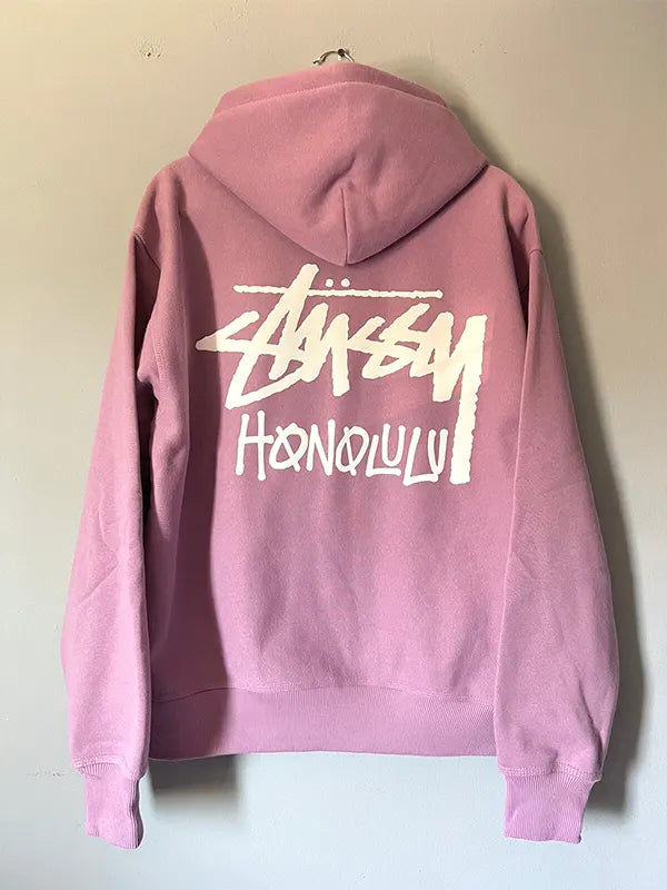 Stussy-Honolulu-Hoodie-Pink