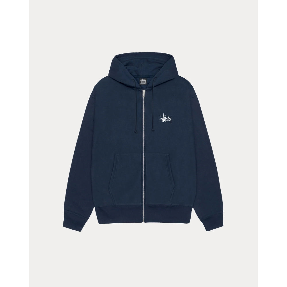 Stussy Navy Hoodie Zip Up

