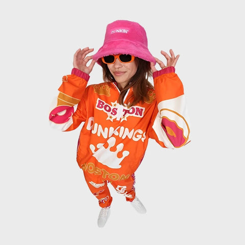 Super Bowl Dunkin Donuts Orange Tracksuit