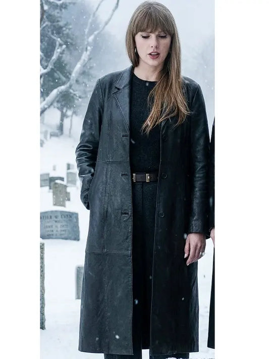 Taylor Swift Patient Zero Leather Coat