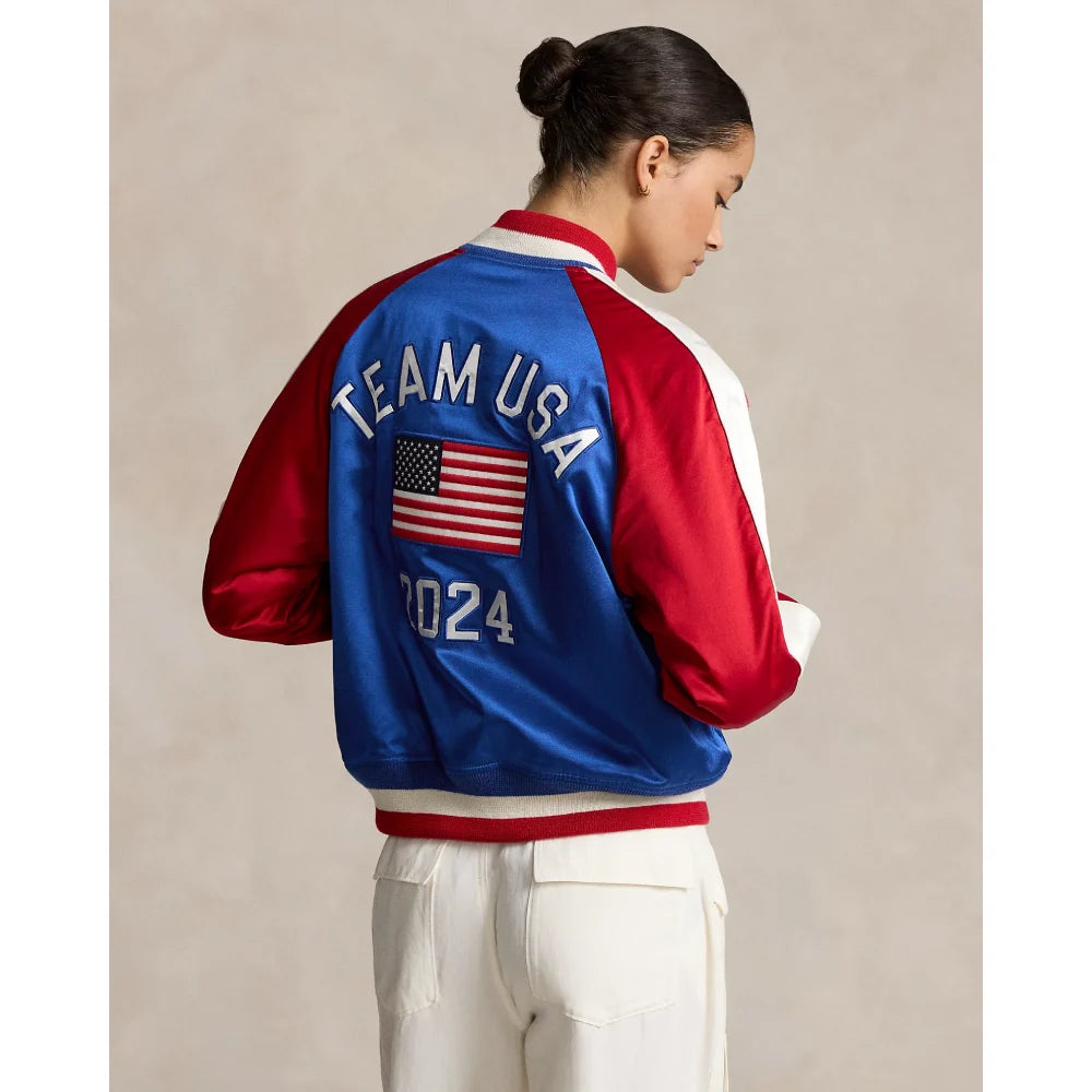 Katie Ledecky Team USA Baseball Jacket
