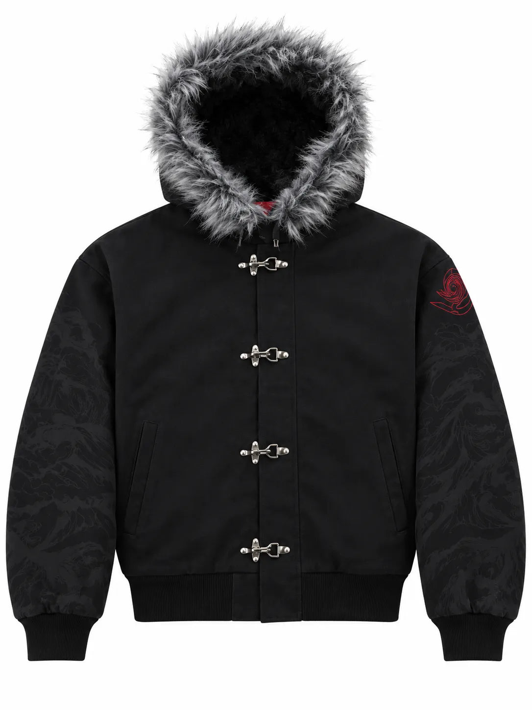 The Ten Shadows Canvas Clasp Bomber Jacket
