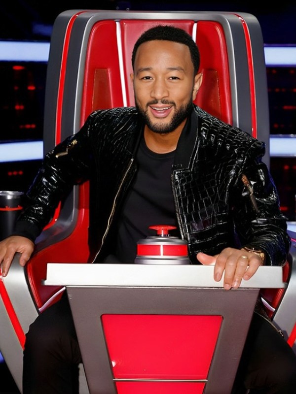 John Legend crocodile jacket
