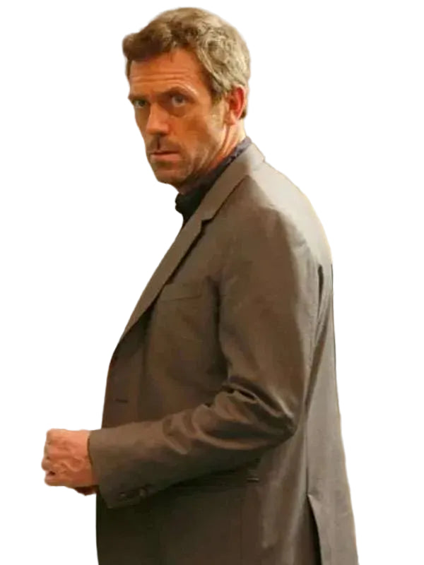 The Wanted Man Hugh Laurie Grey Blazer