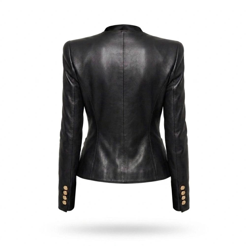 The Beauty 2026 Ari Graynor Black Leather Jacket