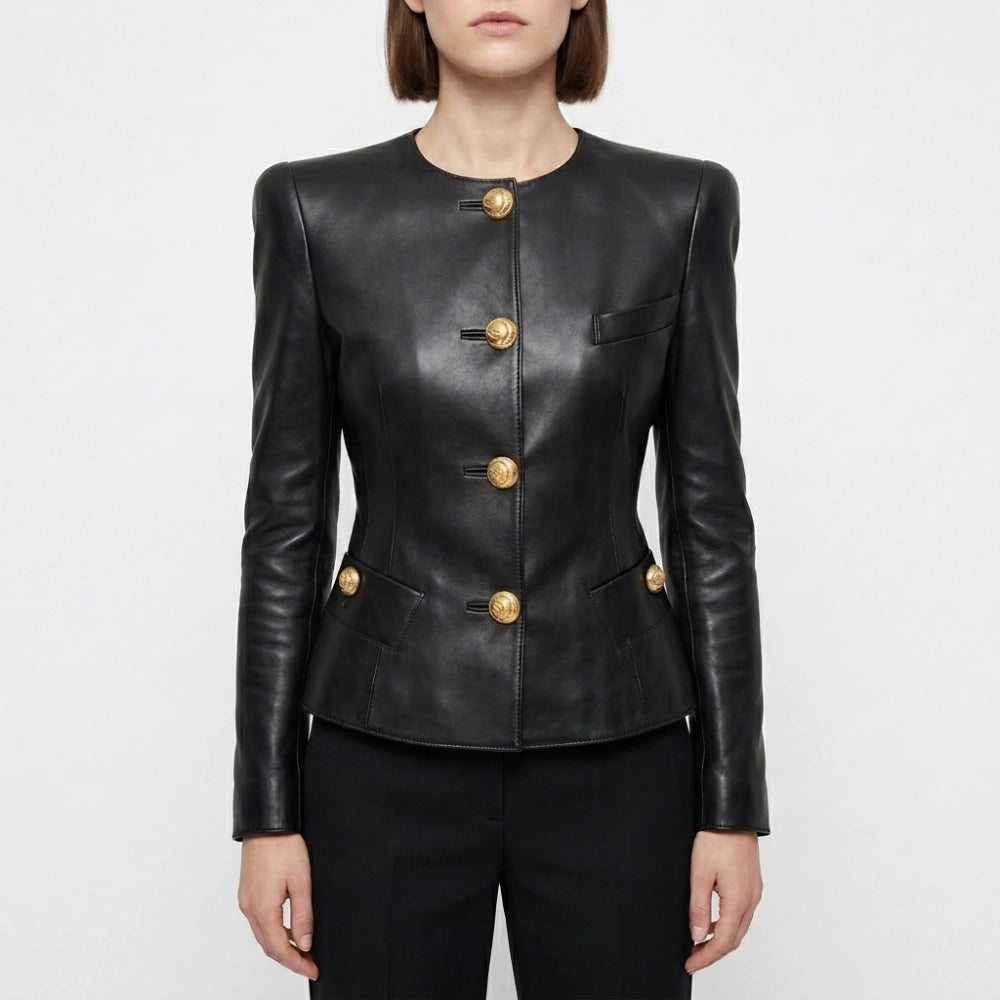 The Beauty 2026 Ari Graynor Black Leather Jacket