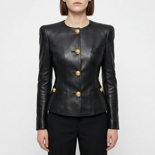 The Beauty 2026 Ari Graynor Black Leather Jacket