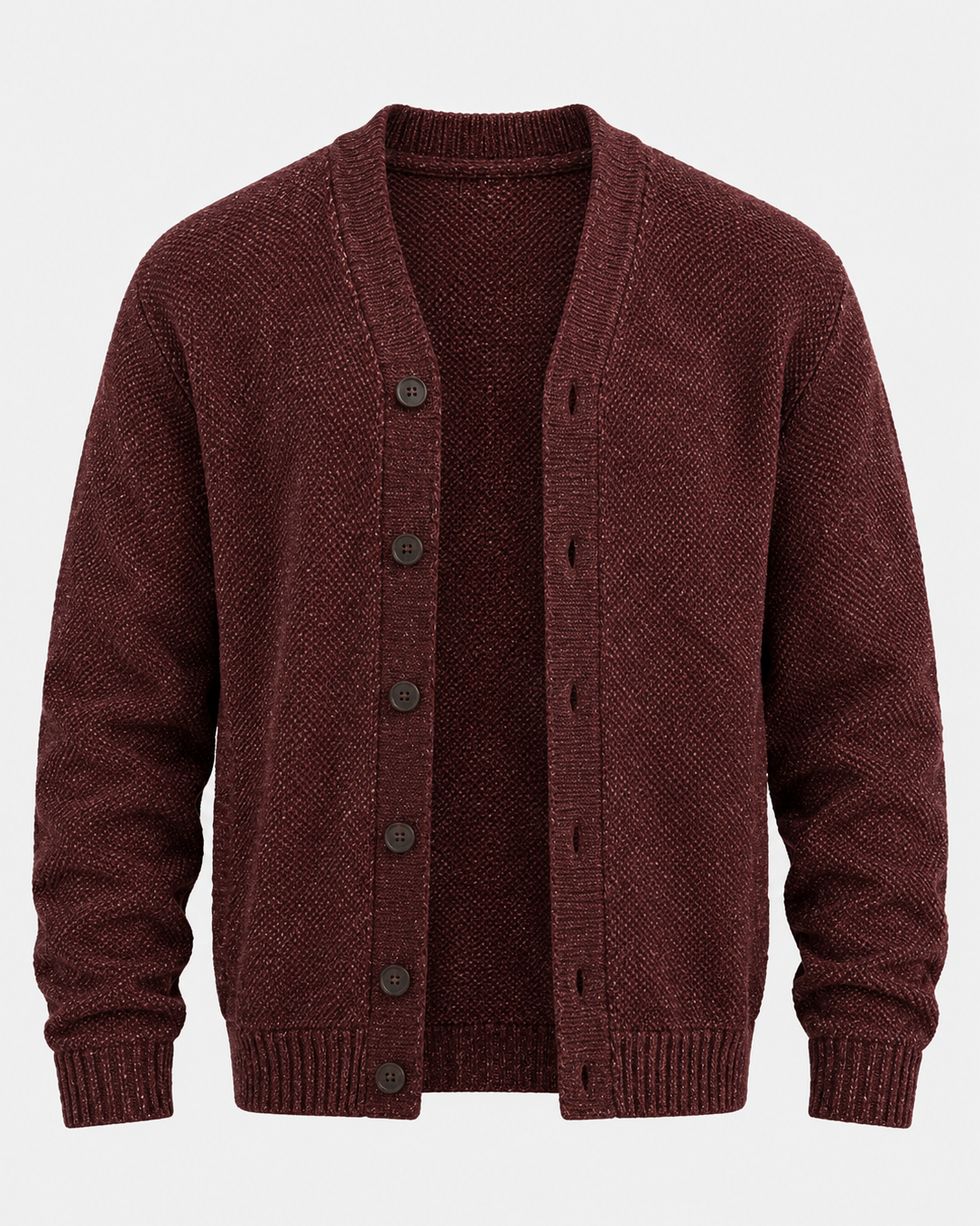Chris Hemsworth as Thor on the Set of Avengers: Endgame Burgundy Knit Cardigan