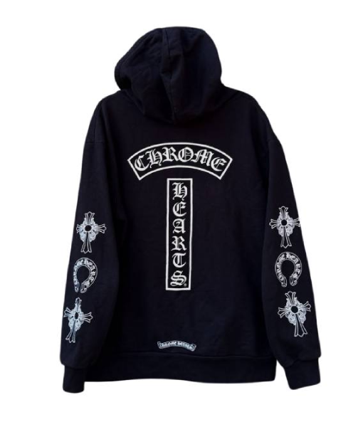 Black Fleece Hooded Sweatshirt