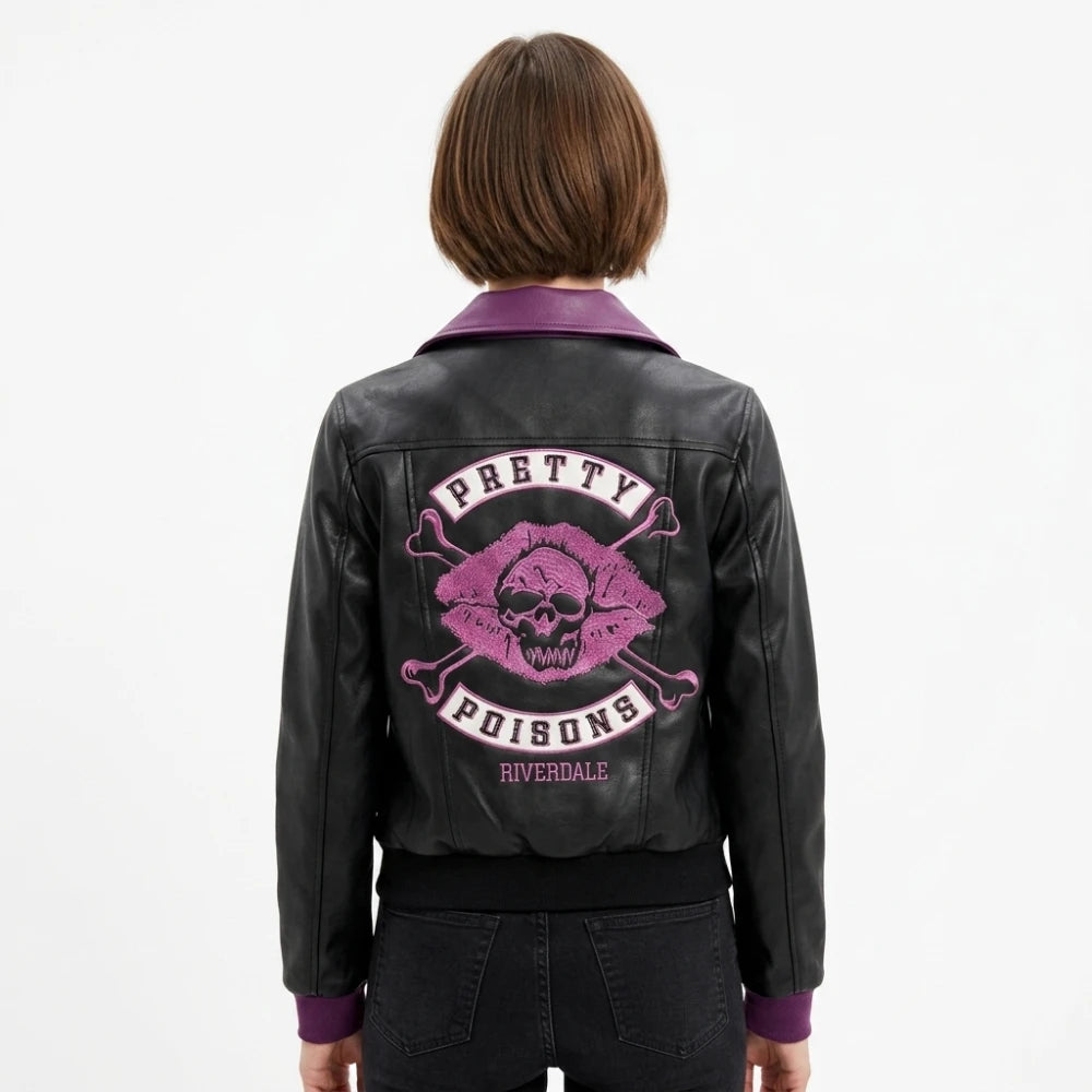 Toni Topaz Riverdale Pretty Poisons Leather Jacket