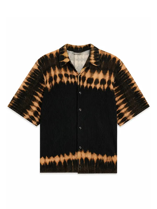 Travis Kelce Patch Tie Dye Knit Wool Shirt