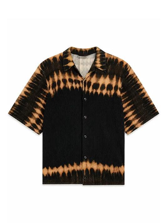 Travis Kelce Patch Tie Dye Knit Wool Shirt