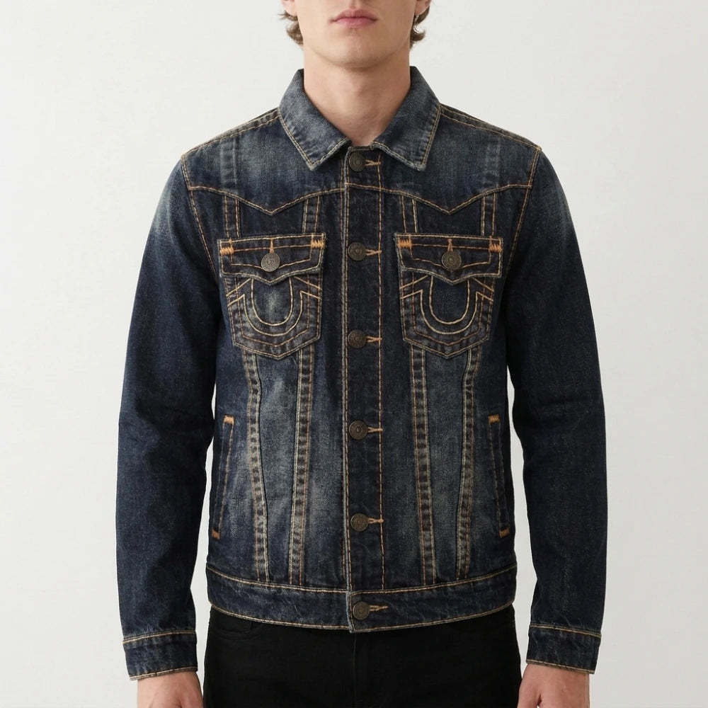 True Religion Denim Trucker Jacket