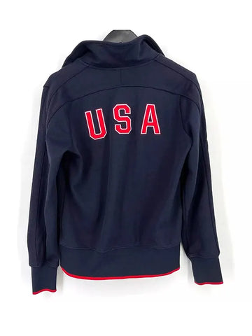 USA Olympic Team Embroidered Print Patch Jacket