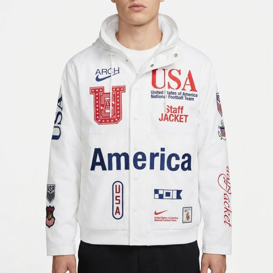USA x VAA Woven Staff Jacket for Sale