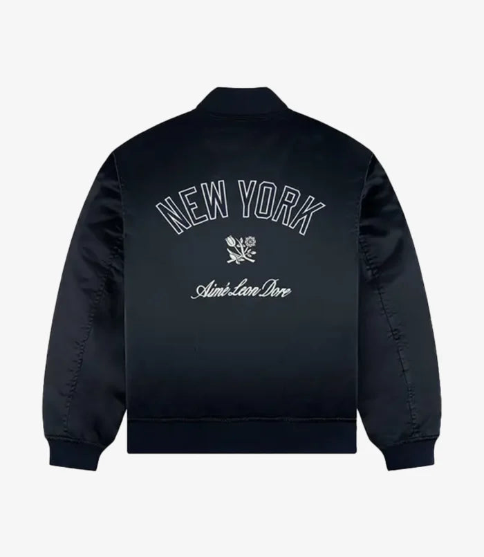 Unisex-Aime-Leon-Dore-x-New-York-Yankees-Navy-Satin-Varsity-Jacket-700x805