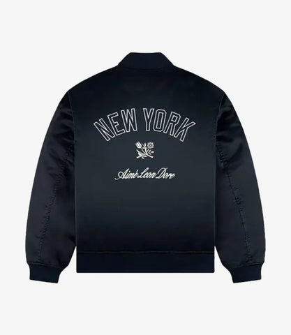 Unisex-Aime-Leon-Dore-x-New-York-Yankees-Navy-Satin-Varsity-Jacket-700x805