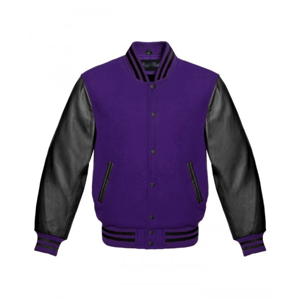 Unisex Purple Bomber Jacket