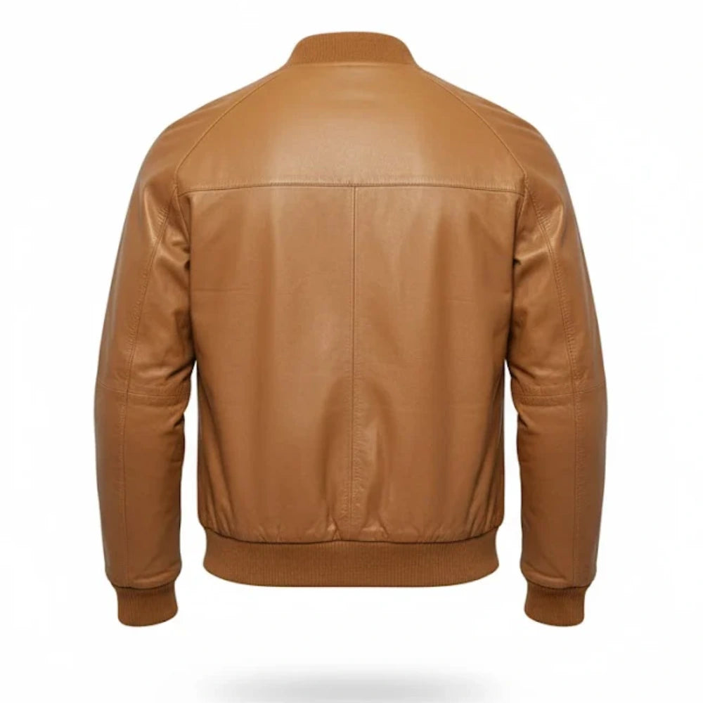 Versatile Tan Brown Flight Jacket