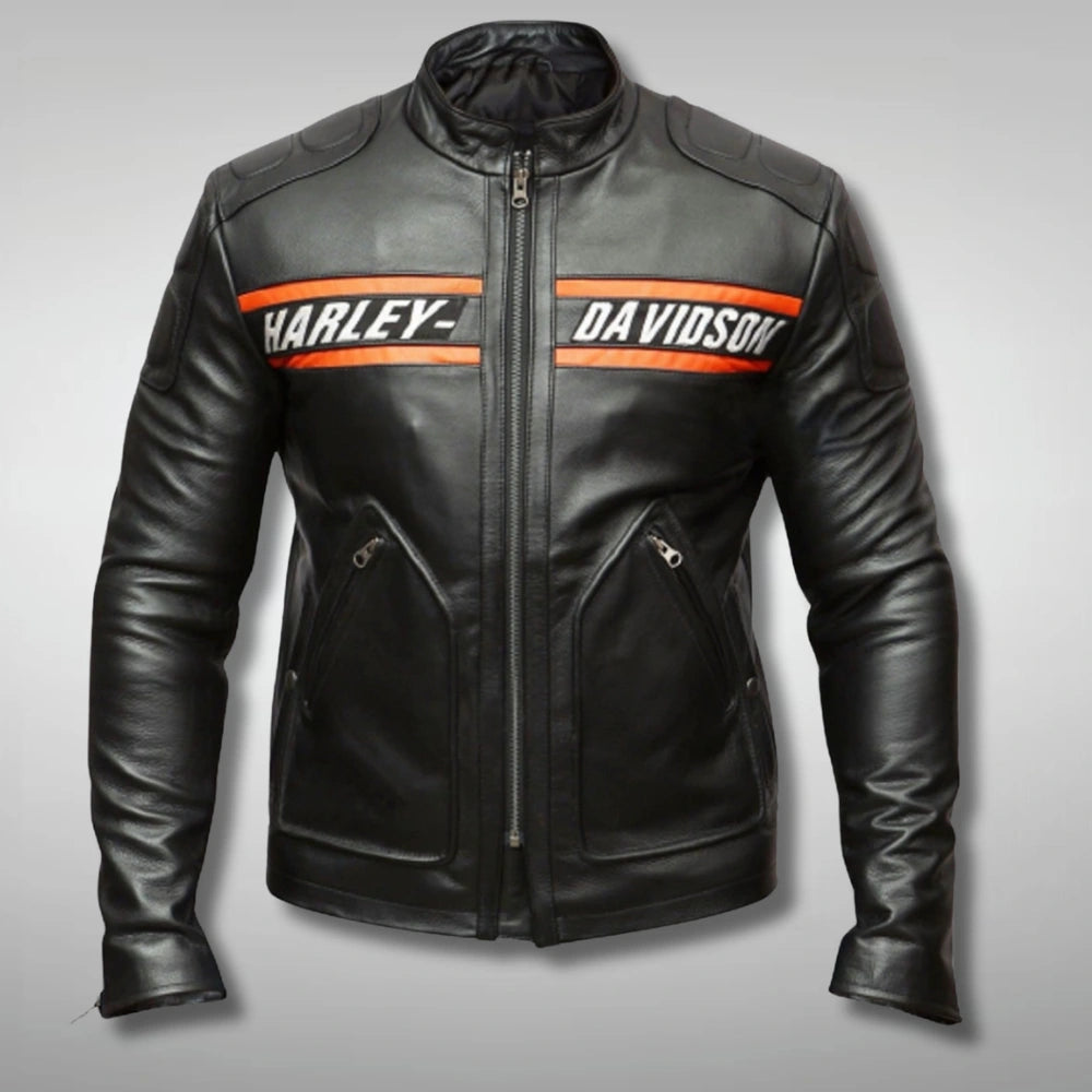 Black Bill Goldberg Harley Davidson Jacket