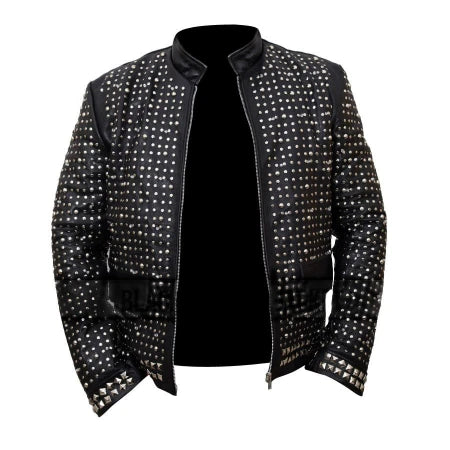 Chris Jericho Sparkle Light Up WWE Leather Jacket