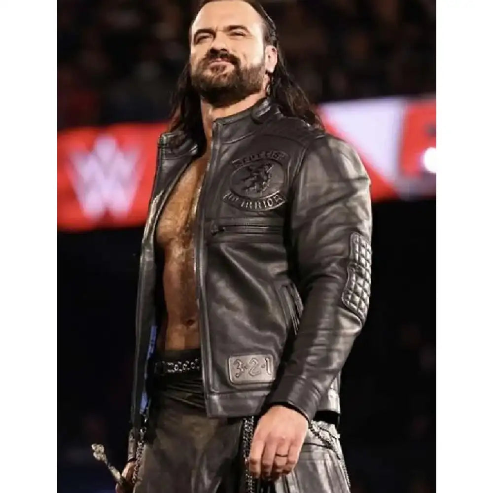 WWE leather jacket Drew McIntyre
