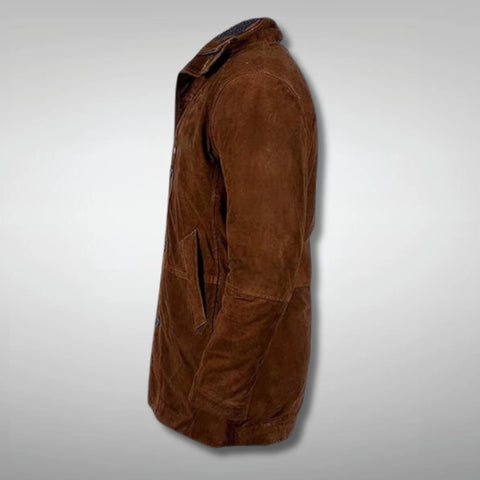 Longmire Brown Leather Coat