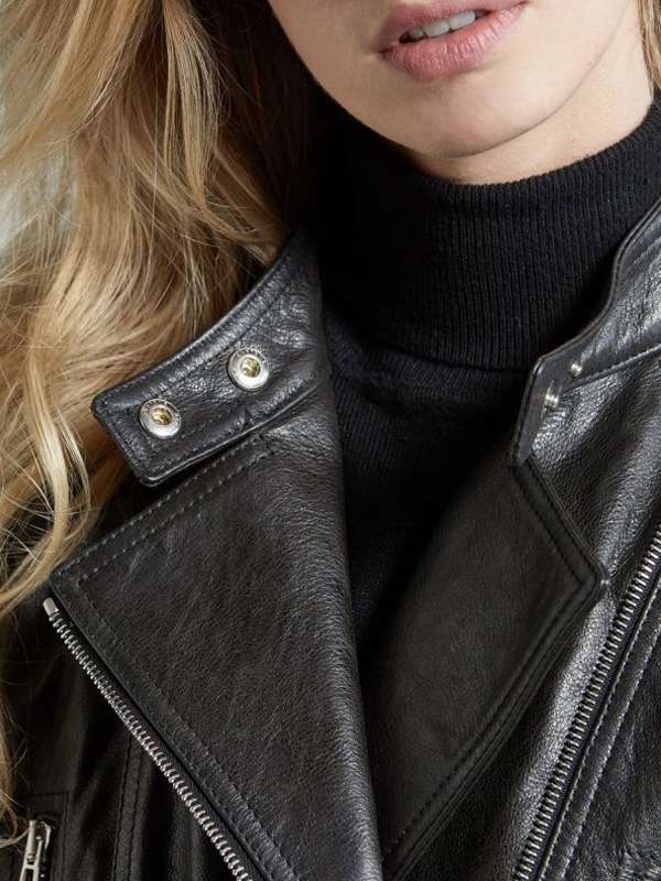 Womens-Black-Jacket-With-Striped-Sleeves