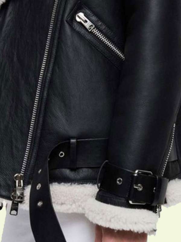 Womens-Shearling-Black-Leather-Jacket