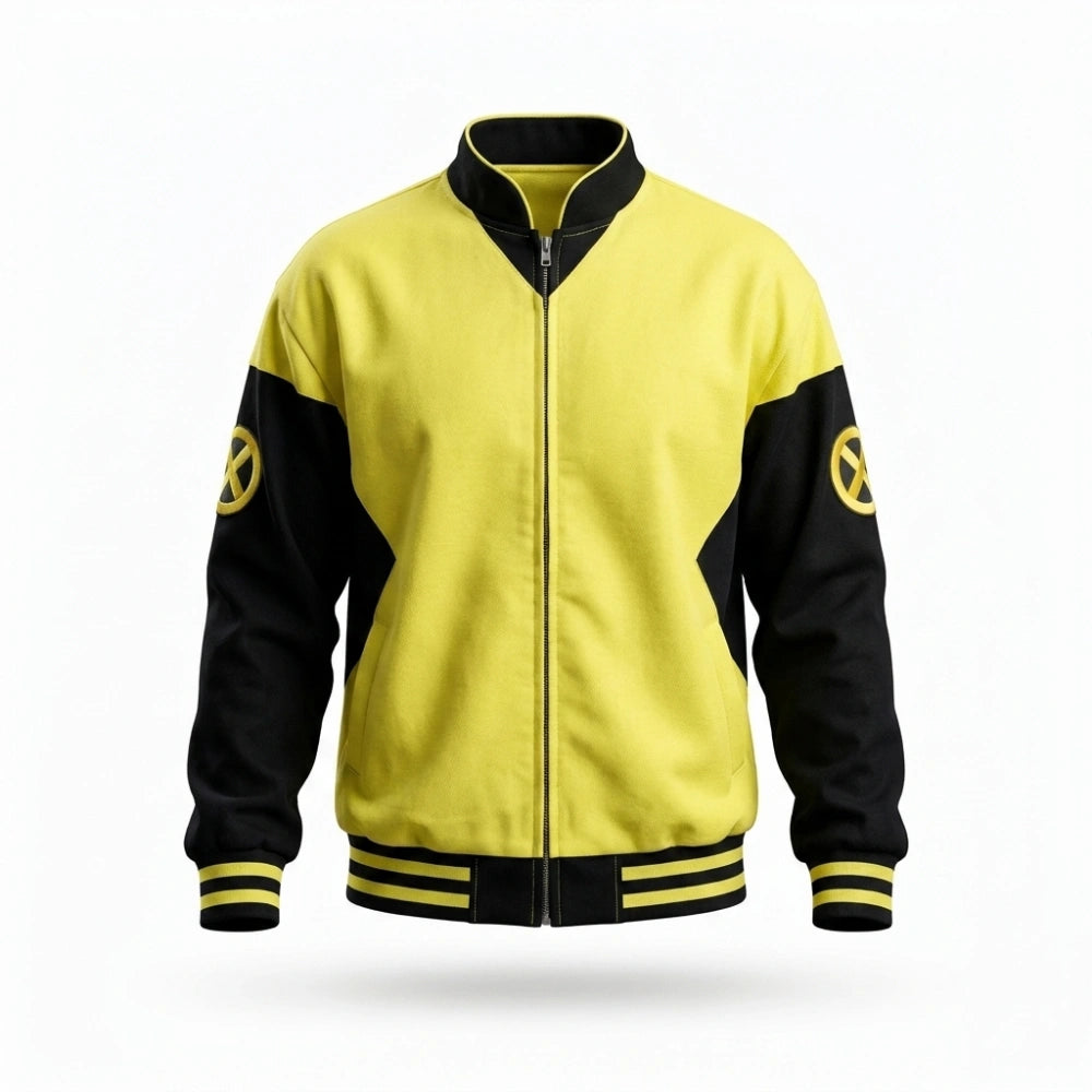 X Men Yellow Bomber Jacket