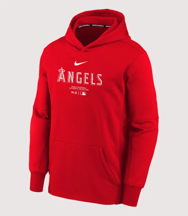 Youth-Los-Angeles-Authentic-Performance-Red-Hoodie