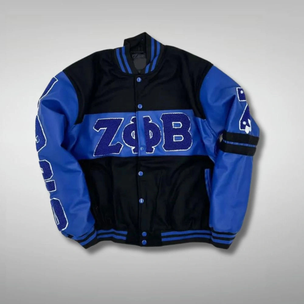 Zeta Phi Beta Ole Skool Letterman Jacket