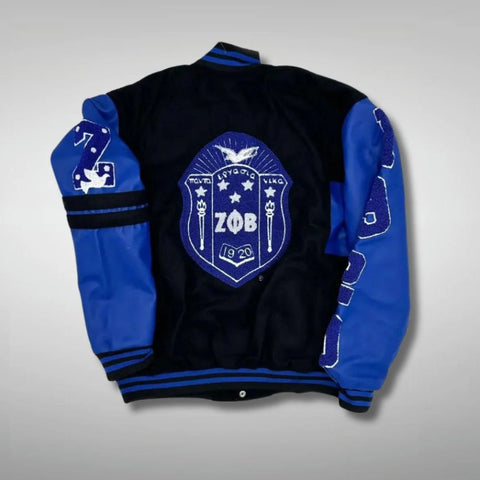 Zeta Phi Beta Ole Skool varsity jacket