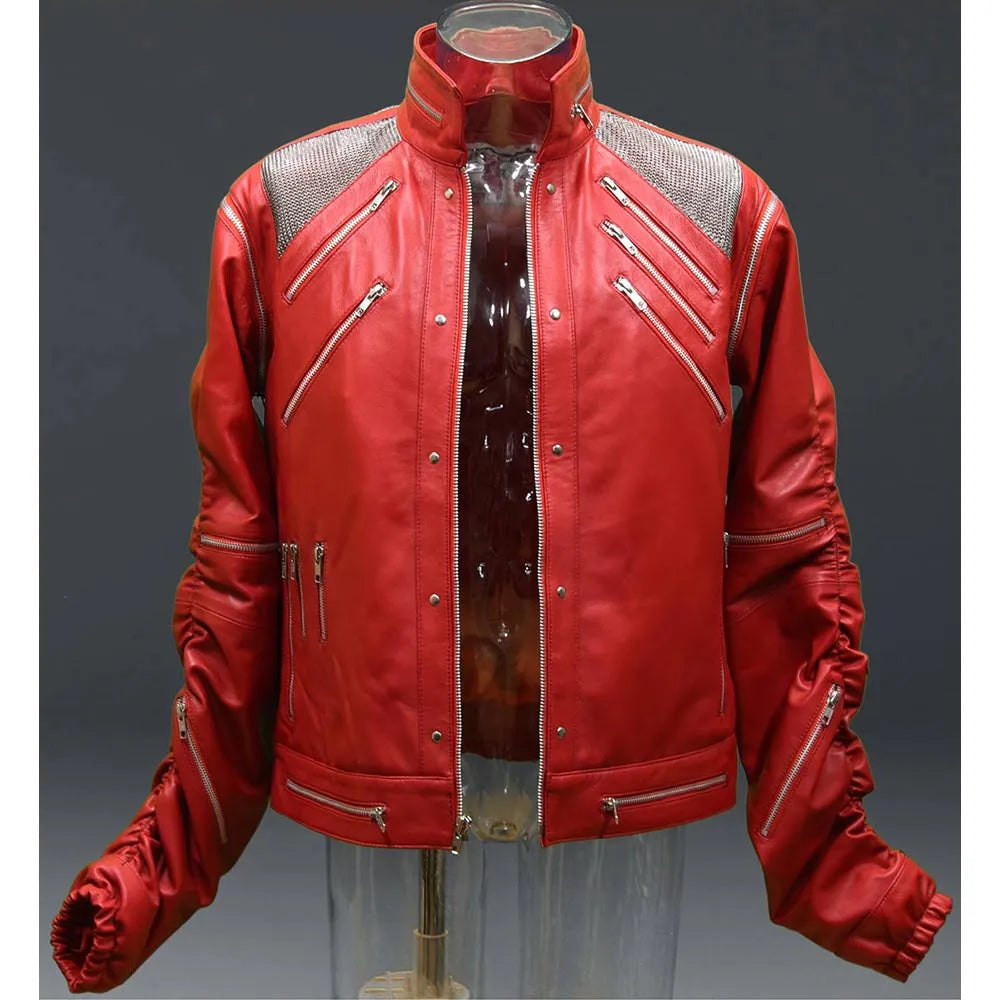 Red MJ beat it jacket