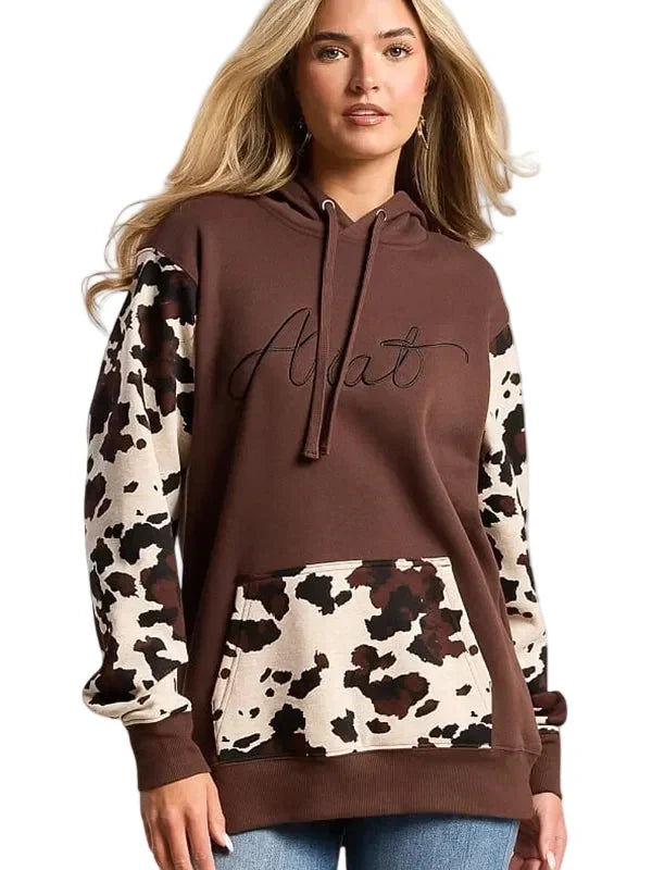 Ariat-Cow-Print-Womens-Hoodie