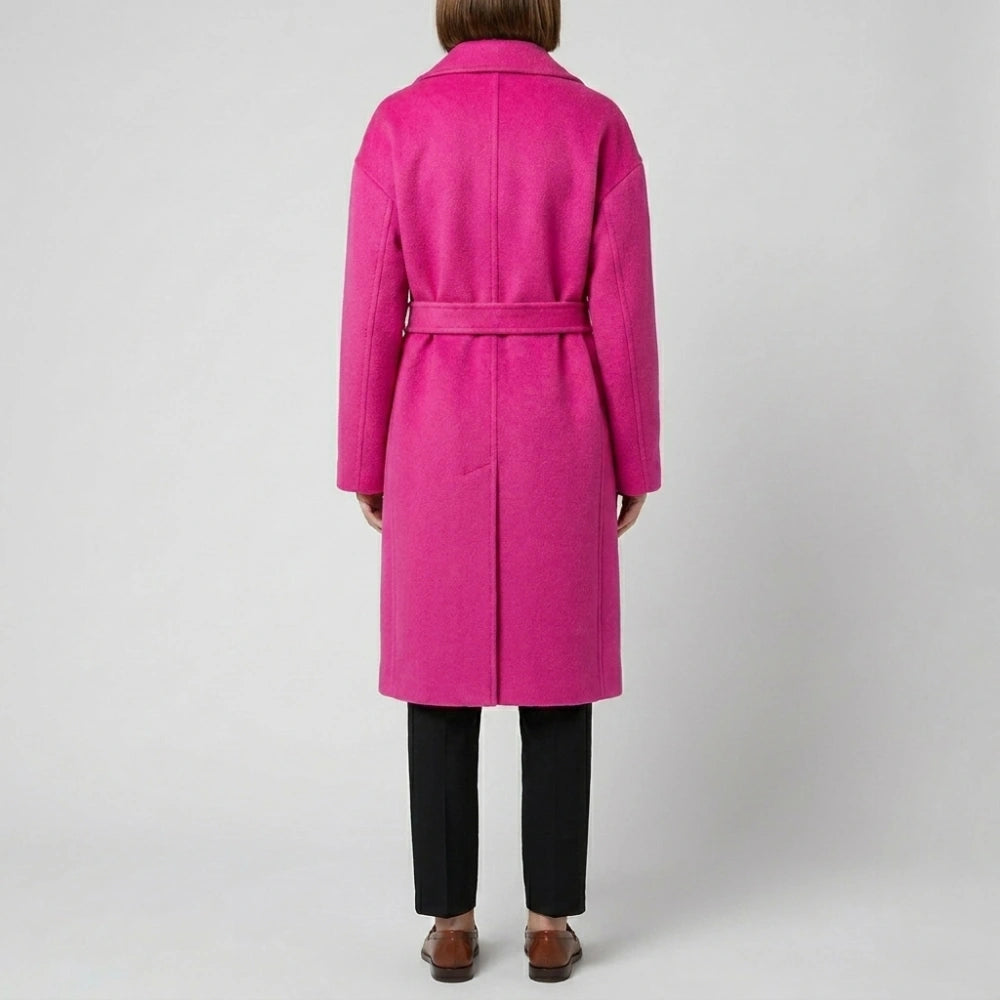 buy lily collins pink trench coat