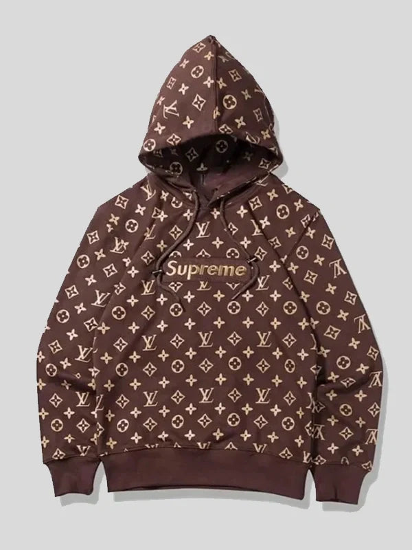 Louis Vuitton Brown Pullover Hoodie