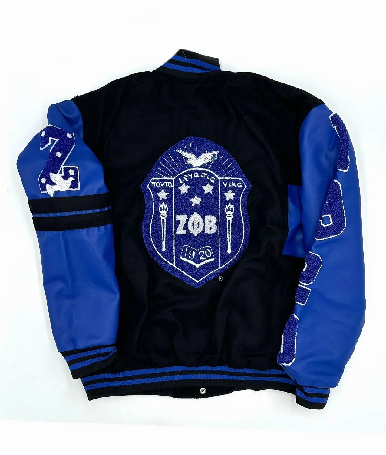 Zeta Phi Beta Ole Skool varsity jacket